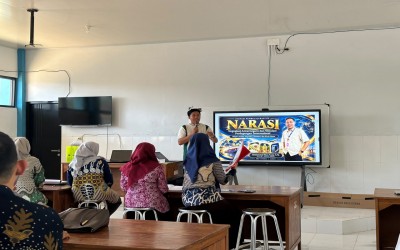 Sosialisasi NARASI di SMP Negeri 1 Jabon, Hadirkan Pembelajaran IPS melalui Simulasi Perdagangan Internasional